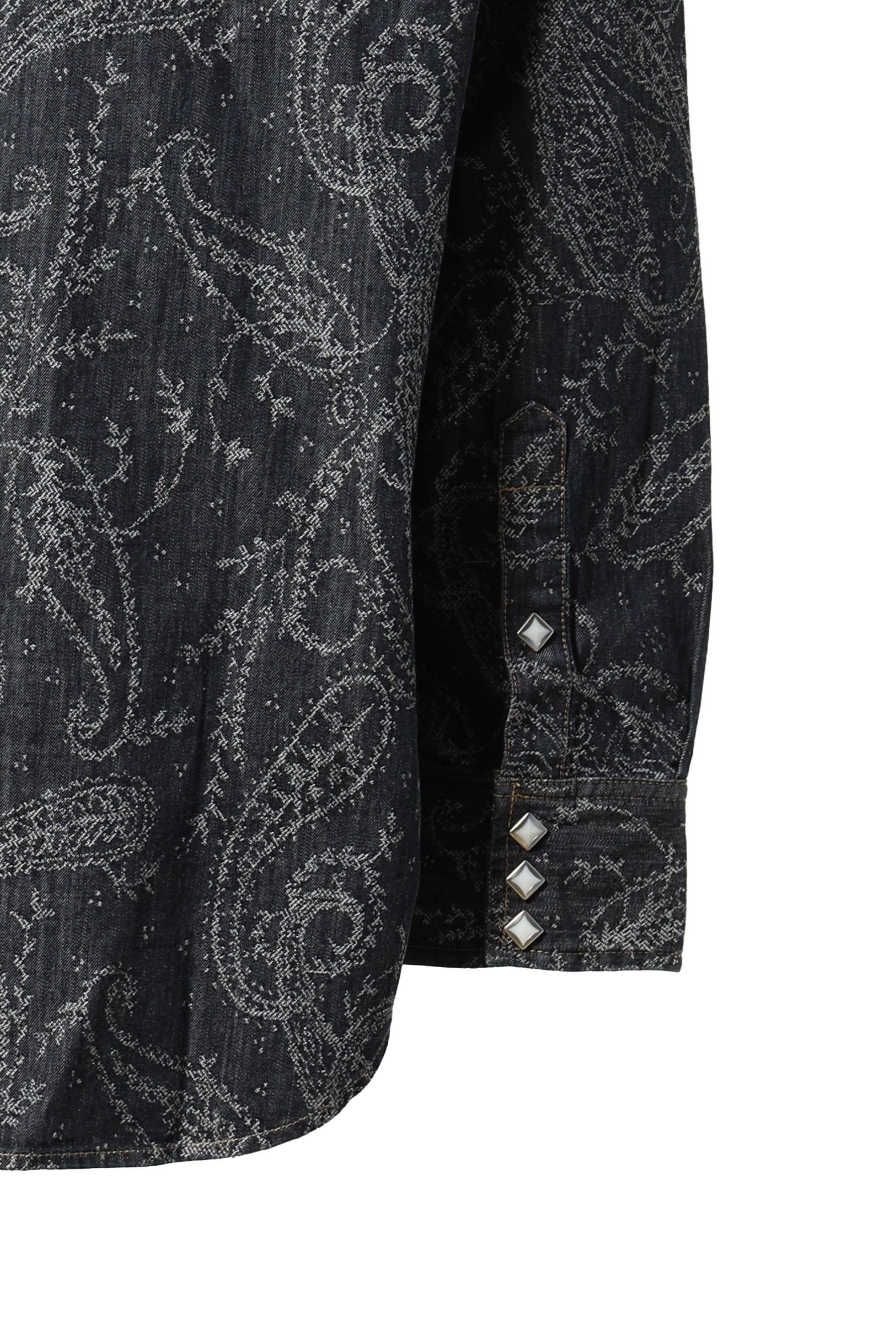 WESTERN SHIRT - 8OZ DENIM / PAISLEY JQ. / INDIGO