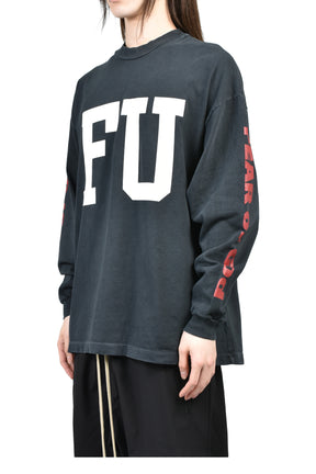 REAXED LS "FREEDOM" TEE / BLK