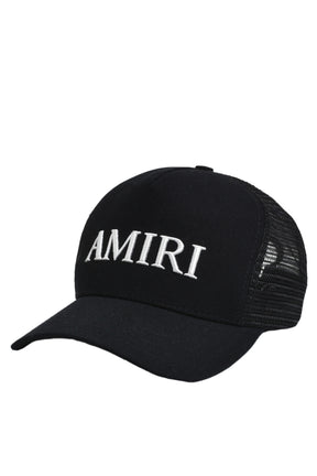 AMIRI CORE LOGO TRUCKER HAT / BLK