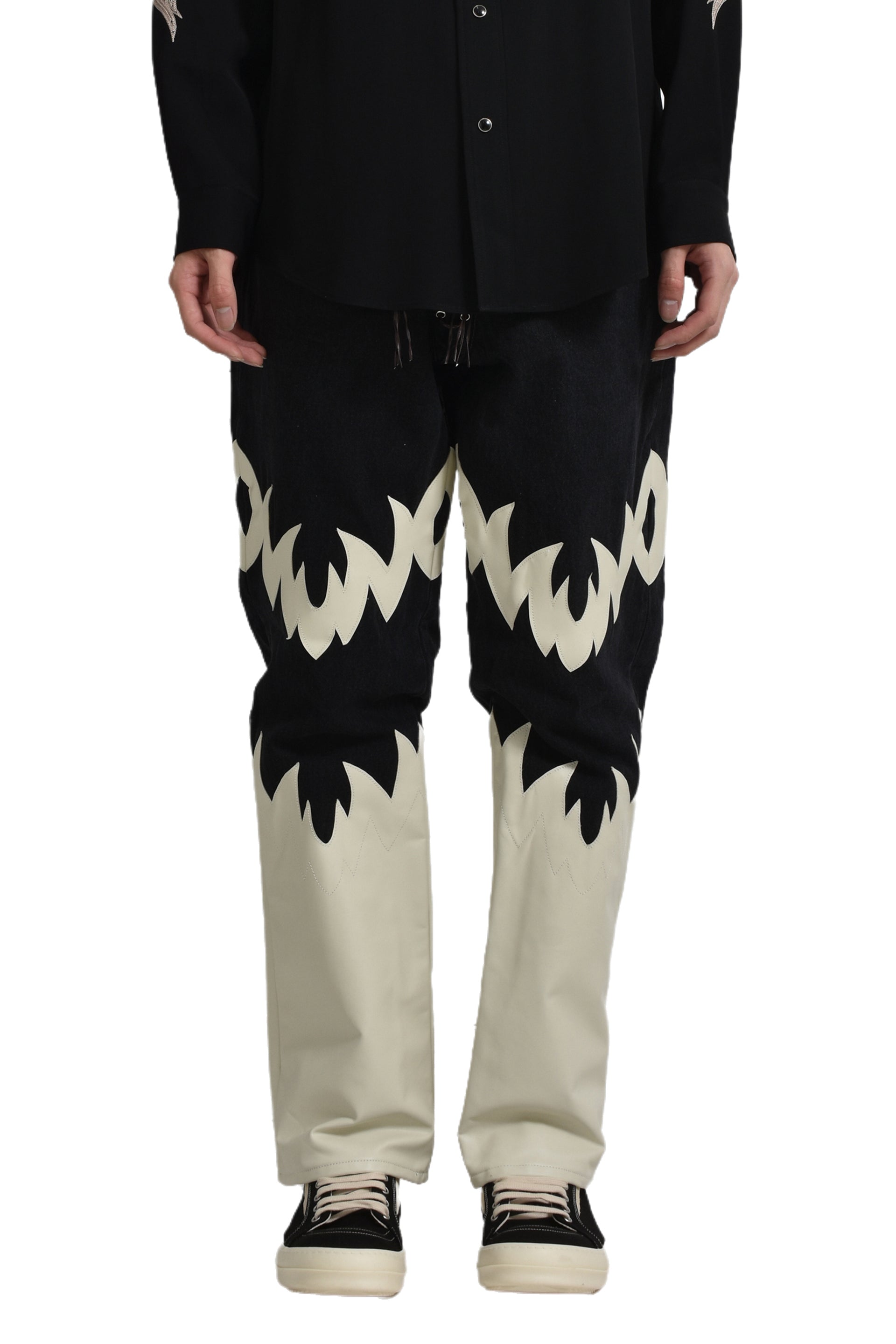 JUN/NAKAYAMA COWBOY PANTS / BLK