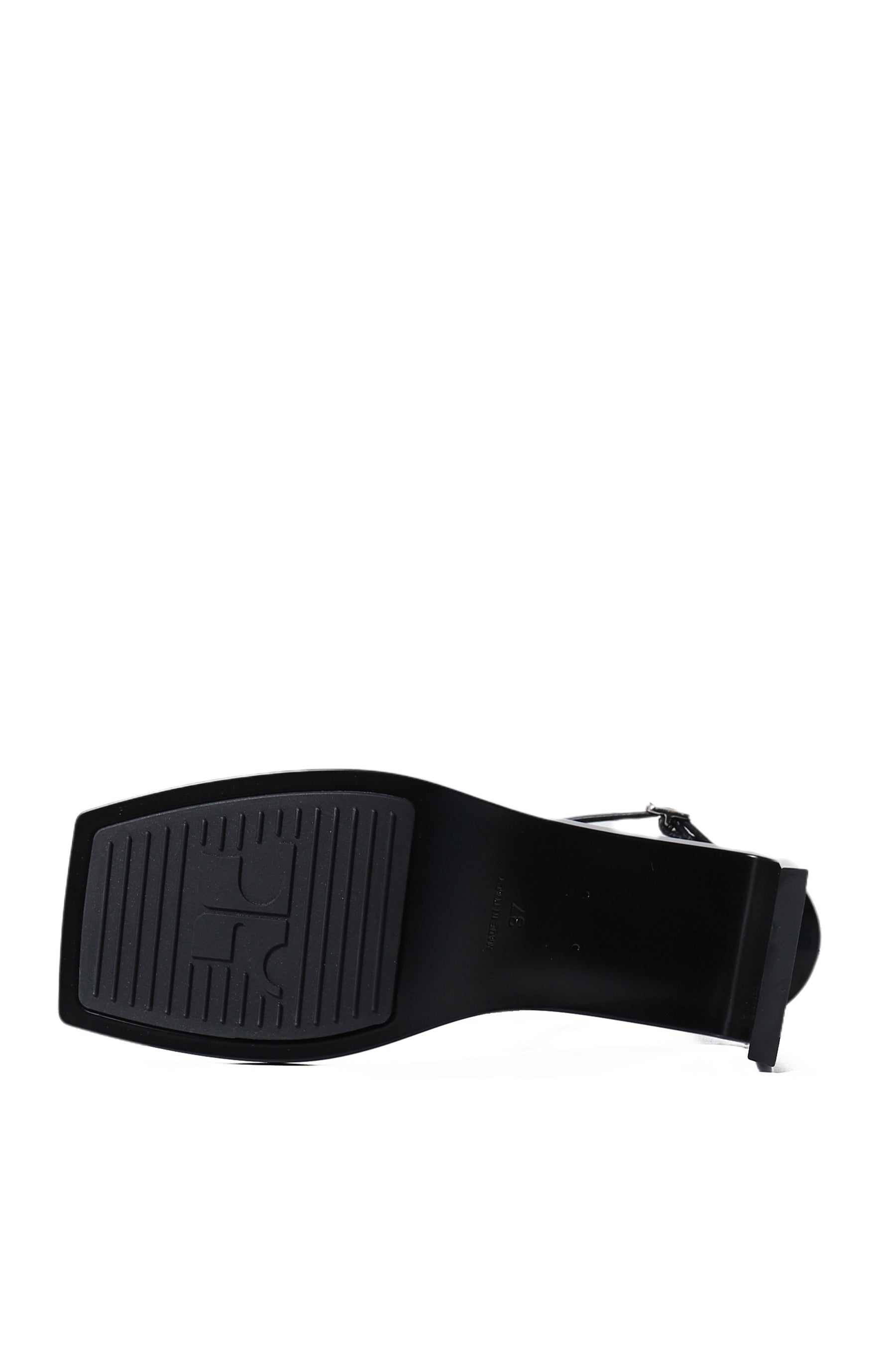 STREAM LEATHER SANDALS / BLK
