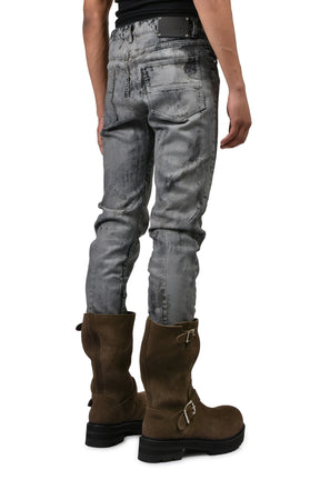KIEFER WAXED NARROW CUT / RUSTY GRY