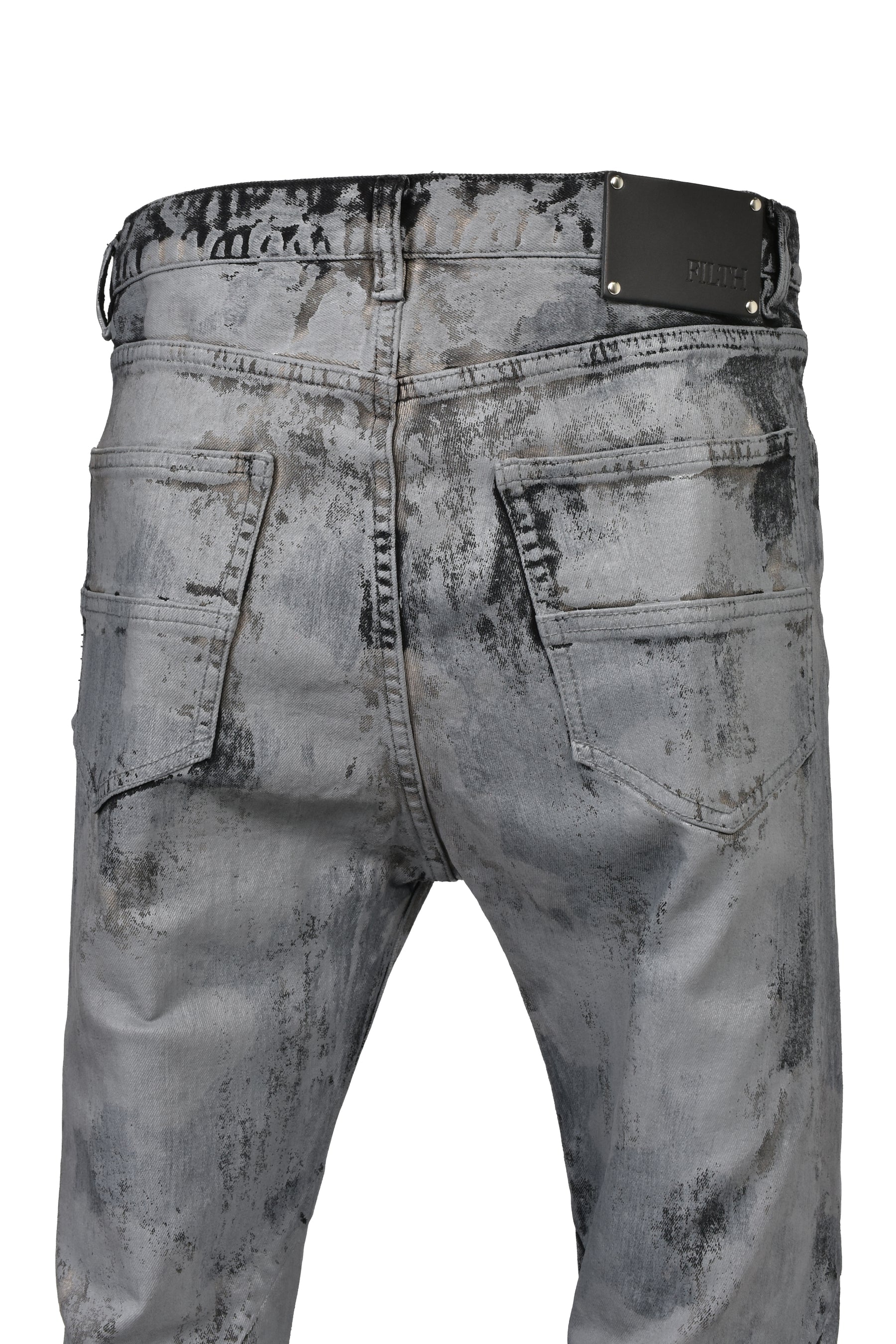 KIEFER WAXED NARROW CUT / RUSTY GRY