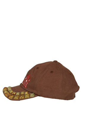STUDDED FLAME CAP / BRW
