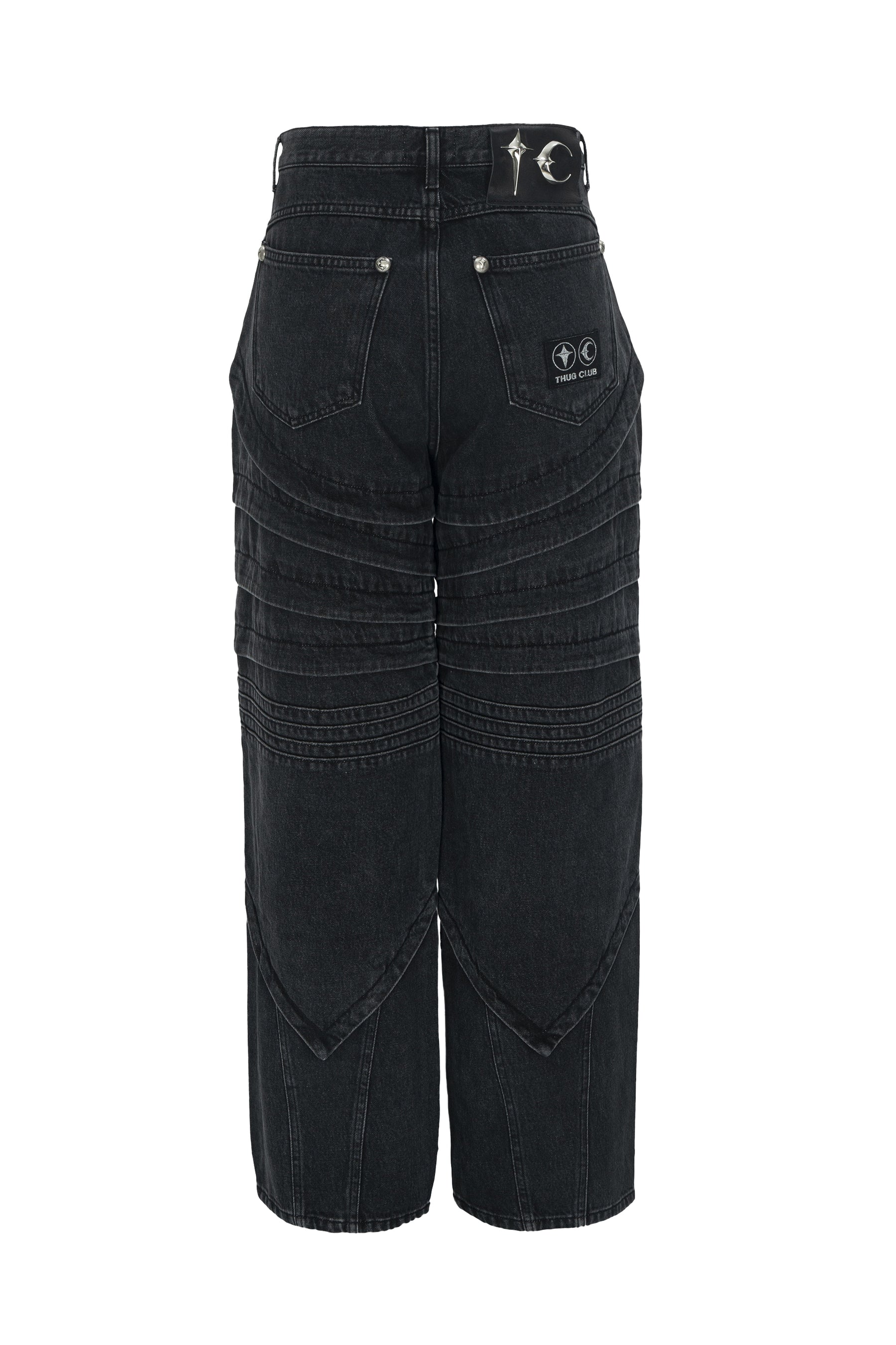 KNIGHT DENIM PANT / BLK