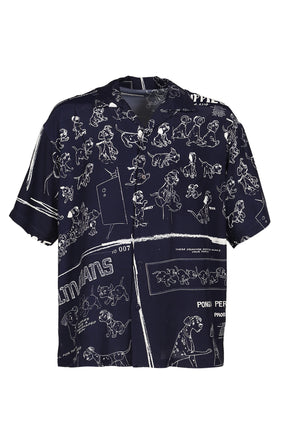 DISNEY MS / PC ALOHA COLLECTION ALOHA SHIRT / 101 DALMATIANS / NVY