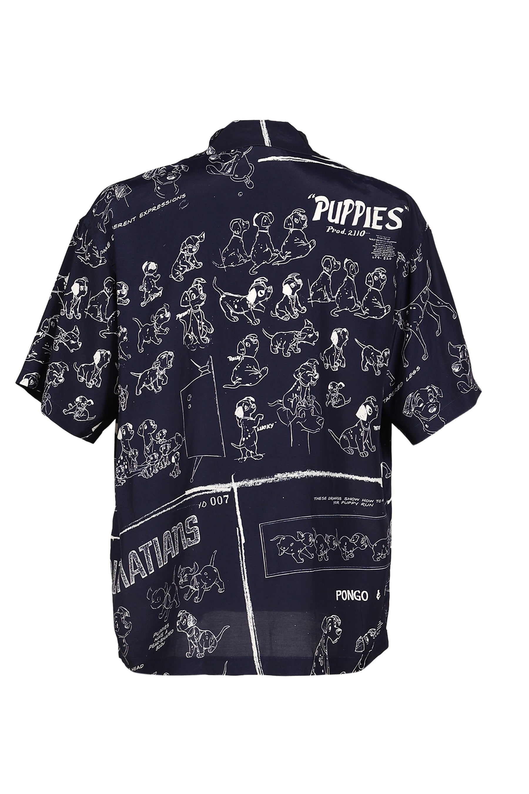 DISNEY MS / PC ALOHA COLLECTION ALOHA SHIRT / 101 DALMATIANS / NVY
