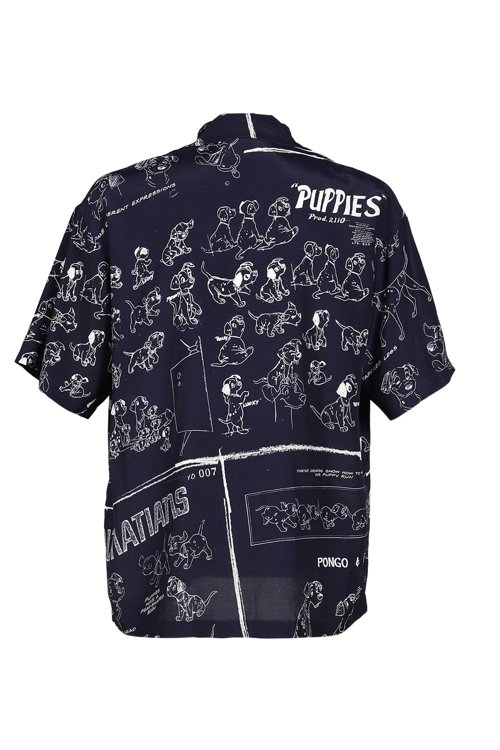 DISNEY MS / PC ALOHA COLLECTION ALOHA SHIRT / 101 DALMATIANS / NVY