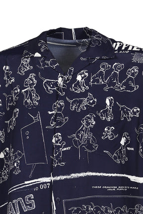 DISNEY MS / PC ALOHA COLLECTION ALOHA SHIRT / 101 DALMATIANS / NVY