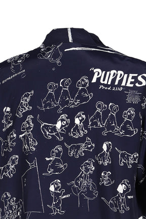 DISNEY MS / PC ALOHA COLLECTION ALOHA SHIRT / 101 DALMATIANS / NVY
