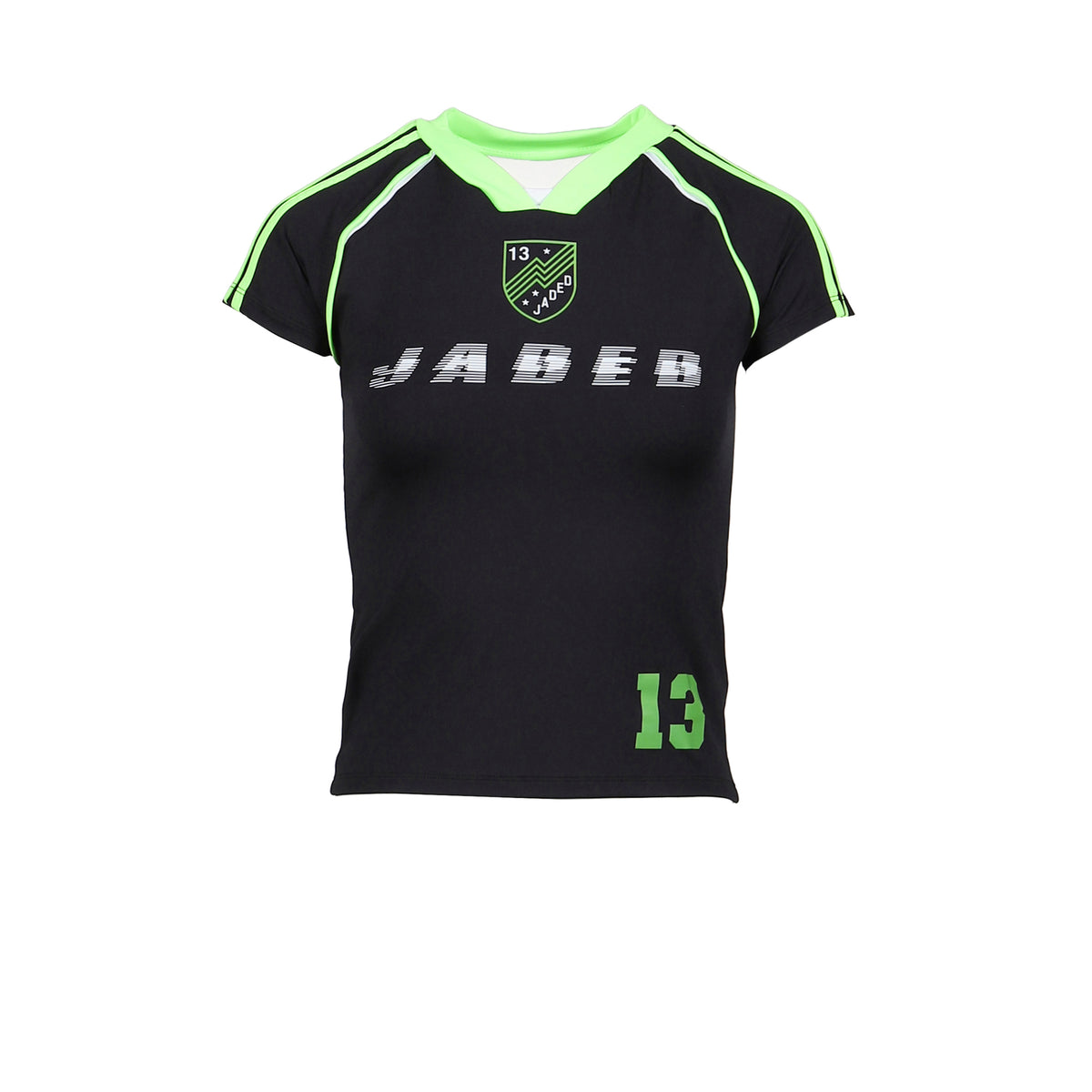 Jaded London ジェイデッドロンドン SS25 NO.13 FOOTBALL BABY TEE