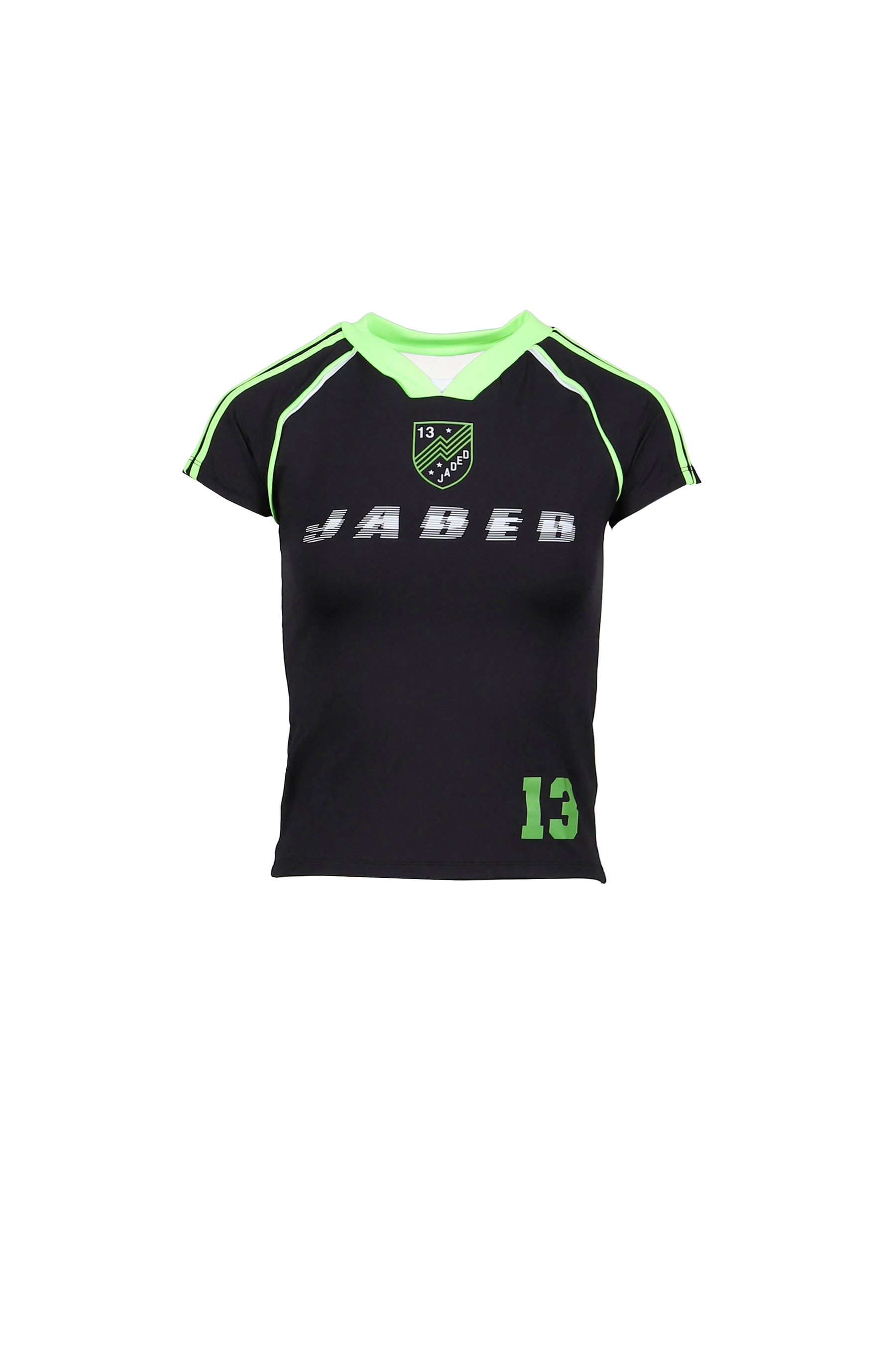 NO.13 FOOTBALL BABY TEE / BLK