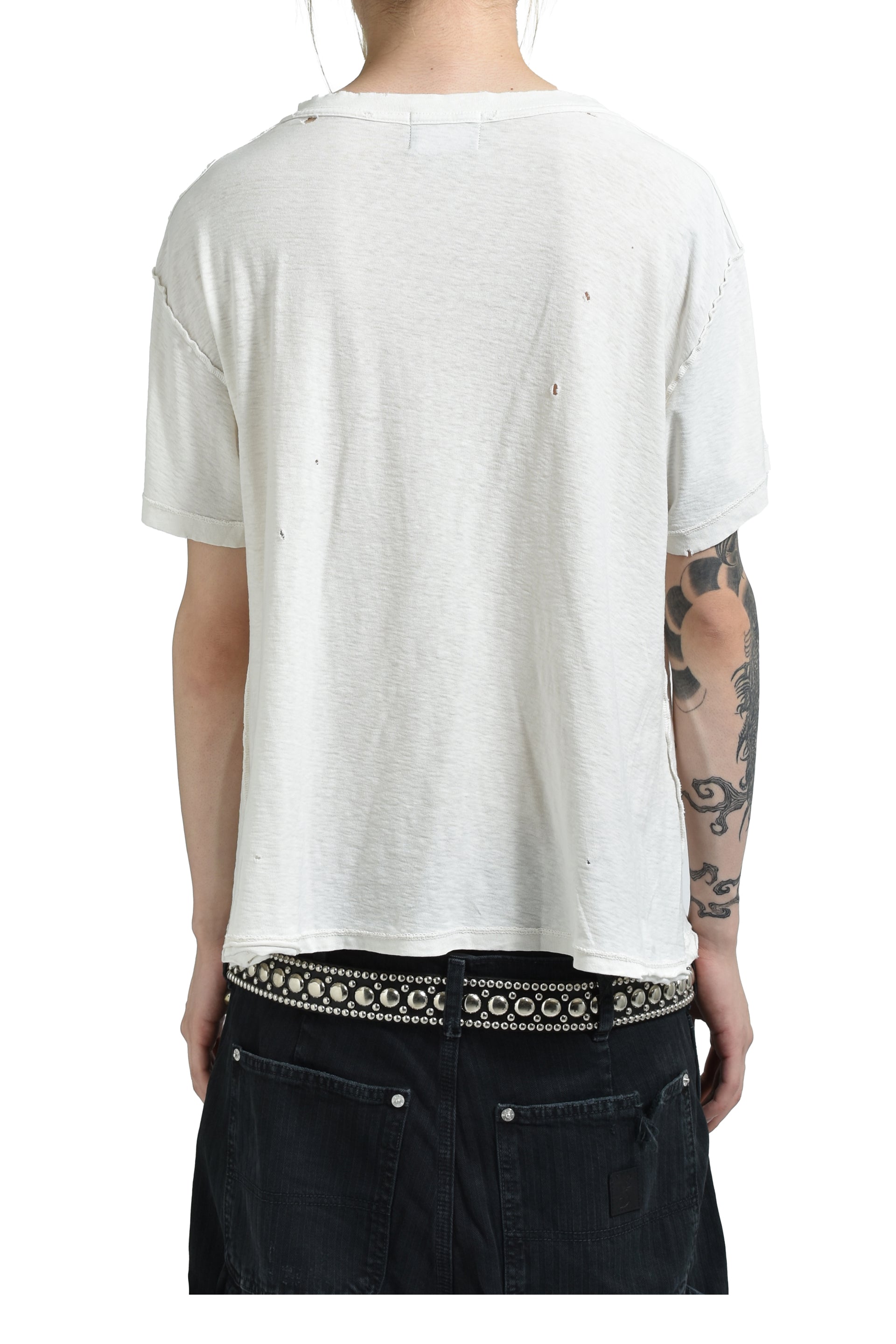 CLASSIC LOGO T-SHIRT / FADED WHT