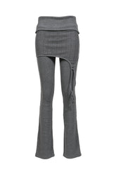 FOLDED SKIRT PANTS / CHA