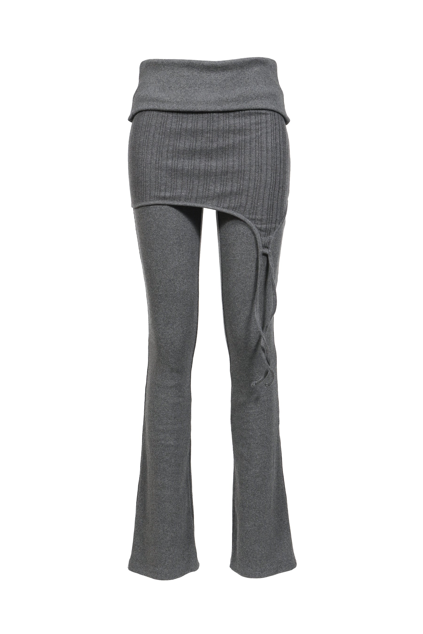 FOLDED SKIRT PANTS / CHA