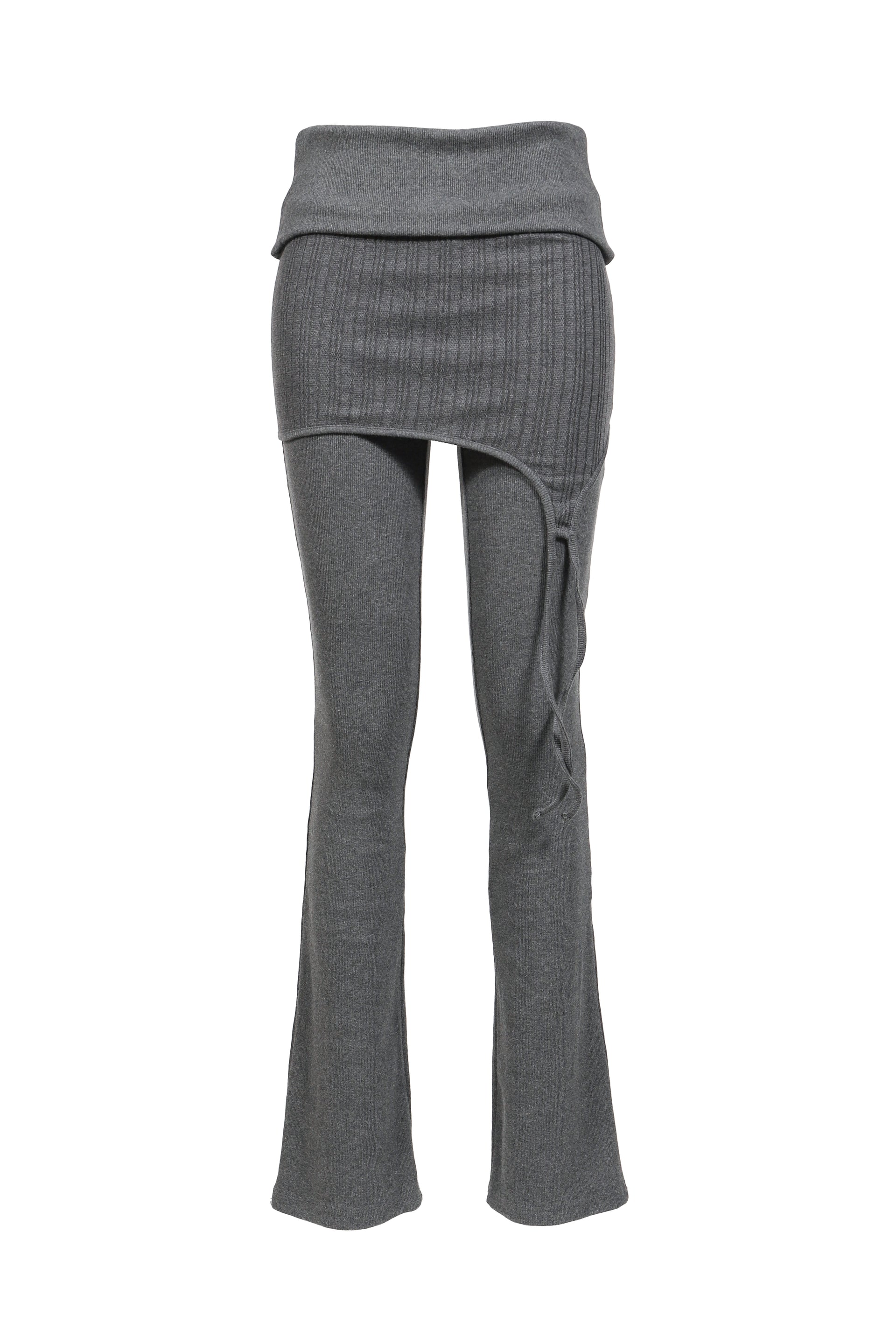 FOLDED SKIRT PANTS / CHA