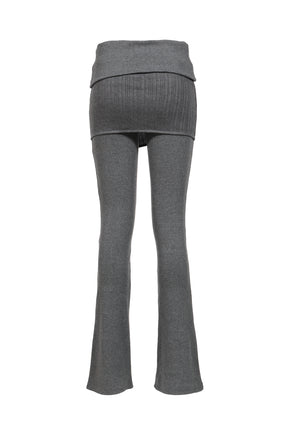 FOLDED SKIRT PANTS / CHA
