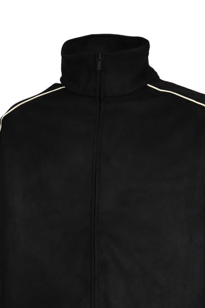 SIGNTATURE MODERN TRACK JACKET W/ PIPING / VTG BLK
