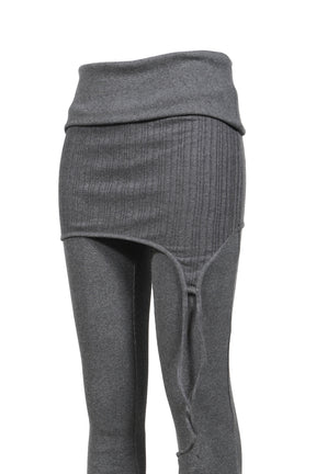FOLDED SKIRT PANTS / CHA