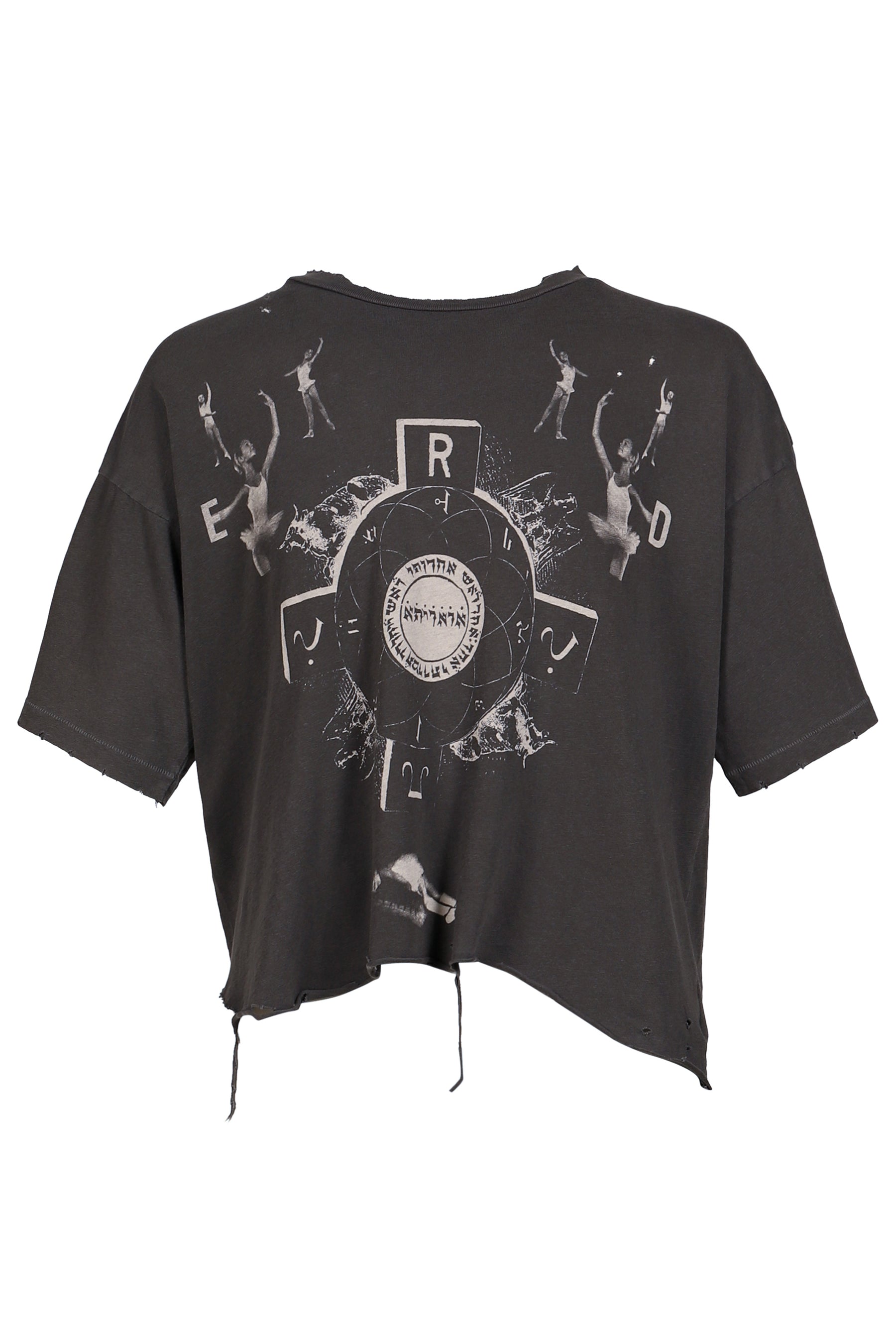 BED OF NAILS T-SHIRT / WASHED BLK