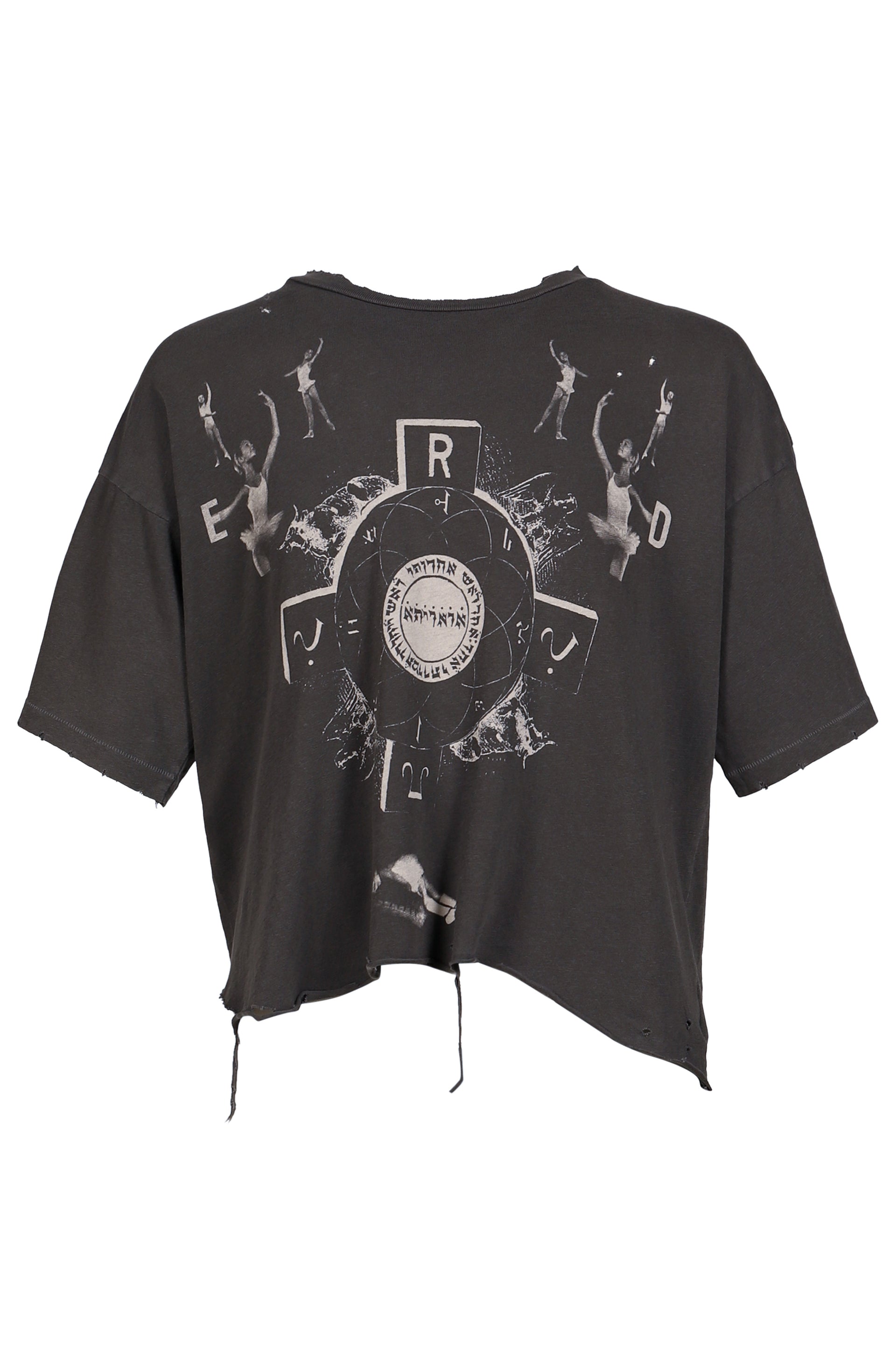 BED OF NAILS T-SHIRT / WASHED BLK