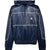 PIPING COATING HALF ZIP HOODIE / NVY