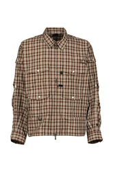 TECH ZIP ANGLER SHIRT L/S PLAIDS / BRW