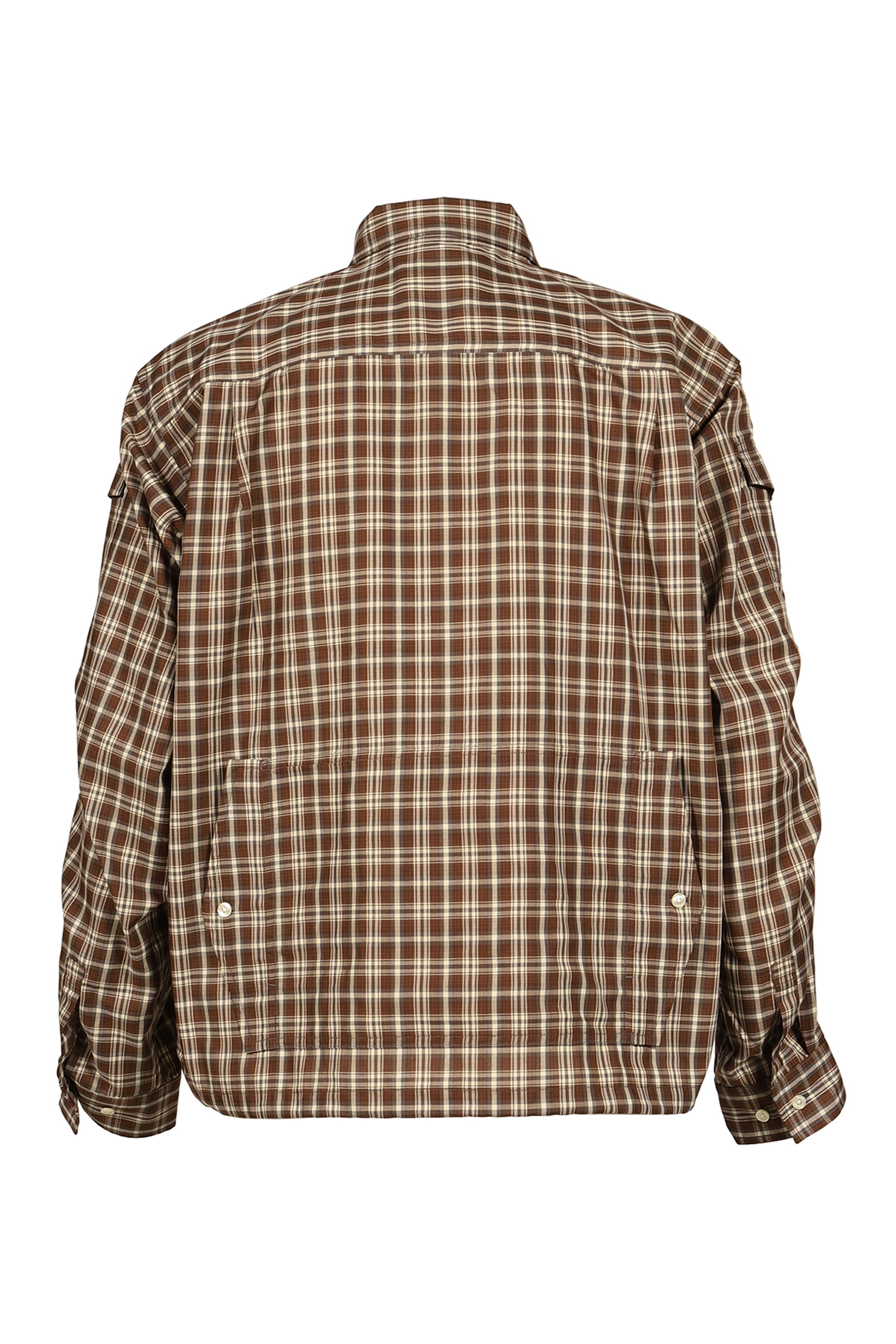 TECH ZIP ANGLER SHIRT L/S PLAIDS / BRW