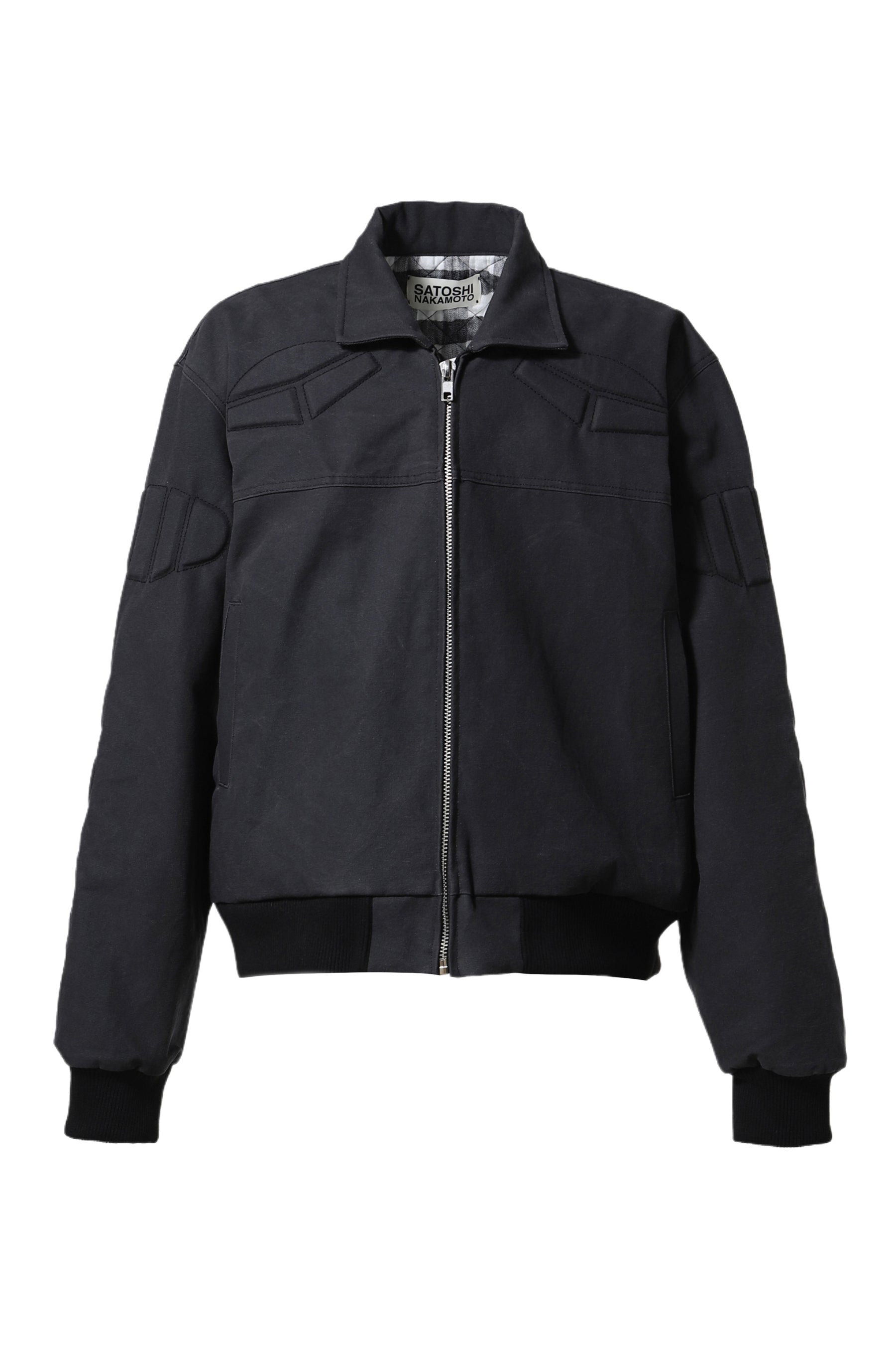 WORKWEAR MA-1 MOTO JACKET / VINTAGE BLK