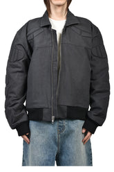 WORKWEAR MA-1 MOTO JACKET / VINTAGE BLK