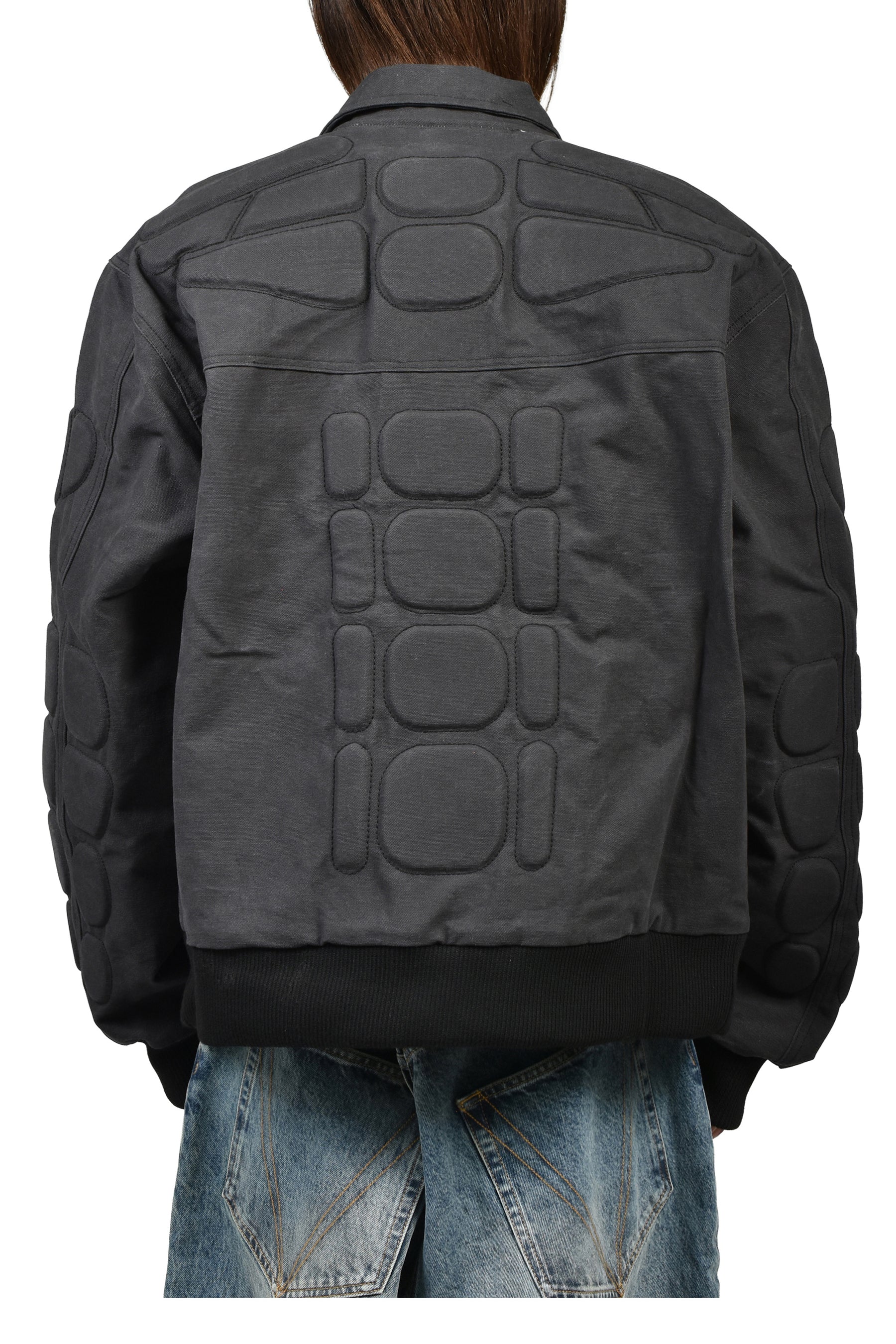 WORKWEAR MA-1 MOTO JACKET / VINTAGE BLK