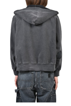 ERD LOGO RAGLAN AFTERHOOD / ANTIQUE BLK