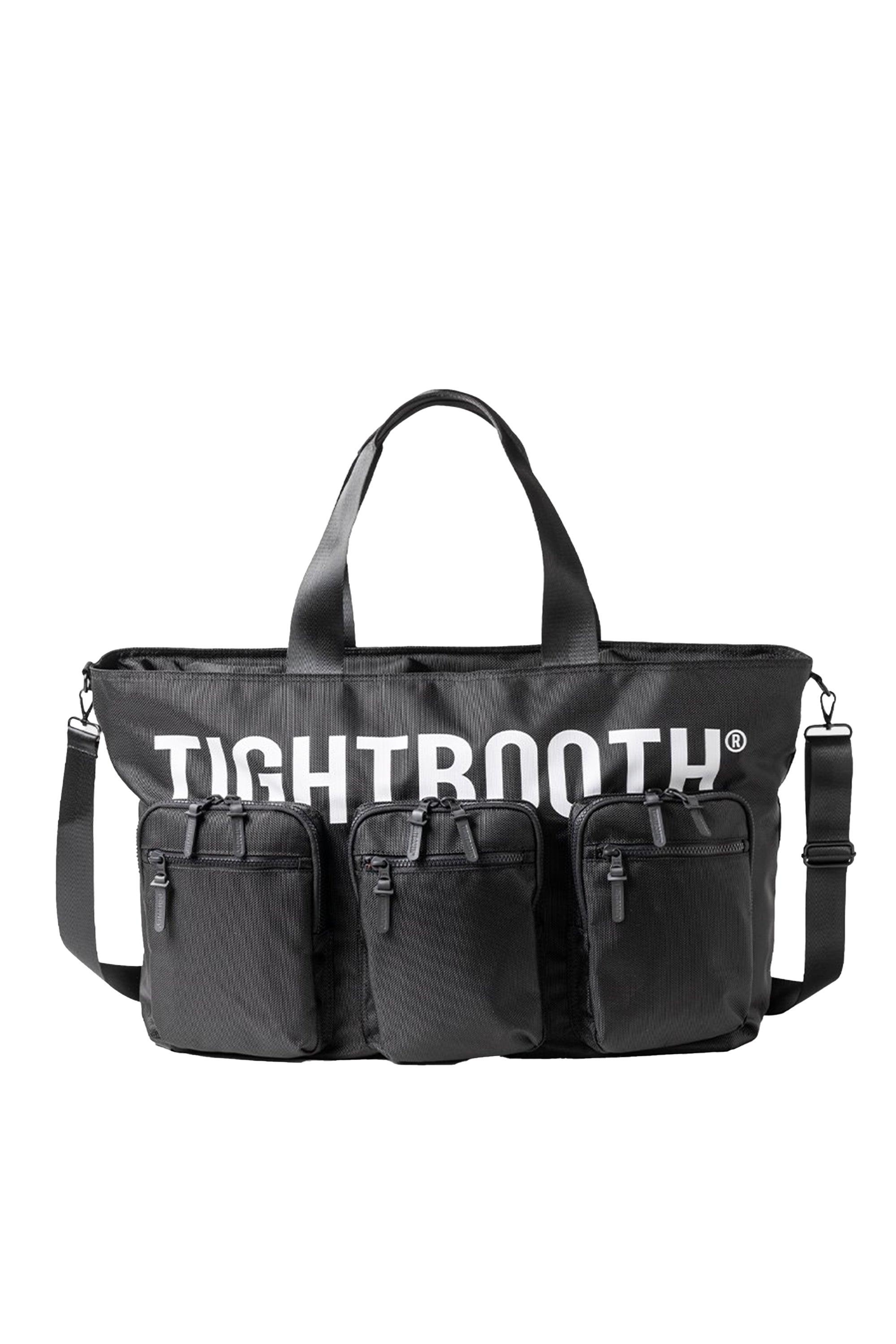 TIGHTBOOTH FW23 TRIPLE POCKET BIG TOTE / BLK -NUBIAN