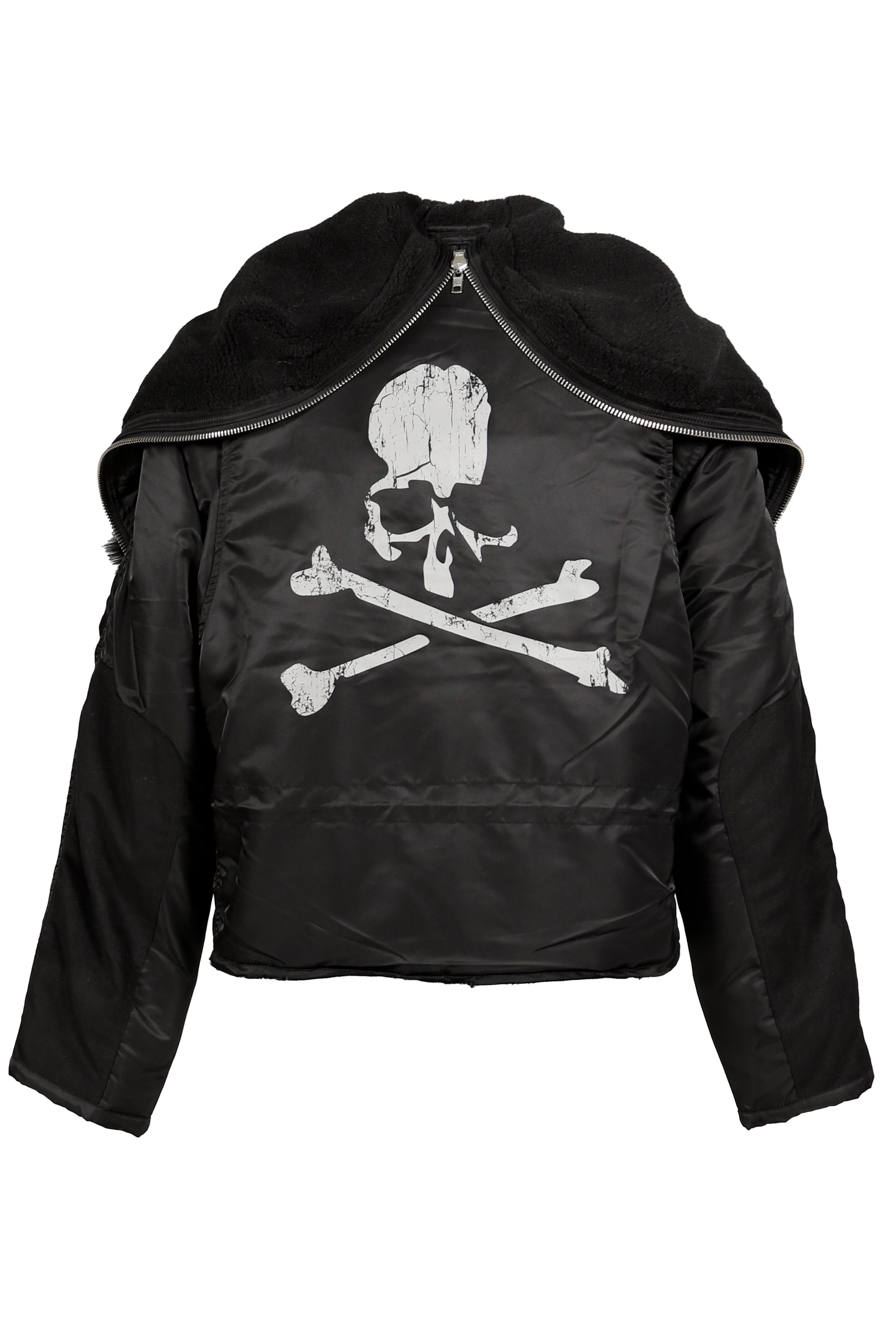 DECONSTRUCTED FUR N3B JACKET / BLK