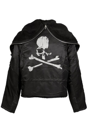 DECONSTRUCTED FUR N3B JACKET / BLK