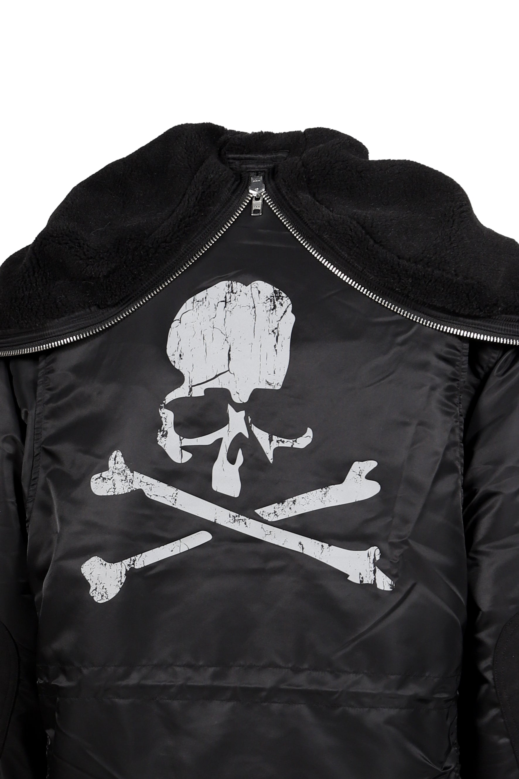 DECONSTRUCTED FUR N3B JACKET / BLK