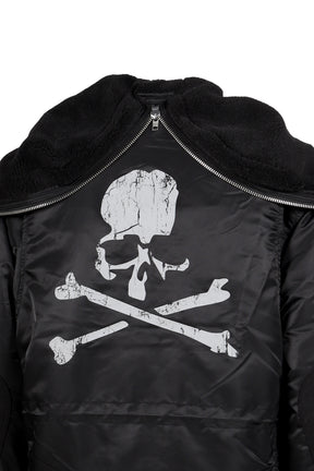 DECONSTRUCTED FUR N3B JACKET / BLK
