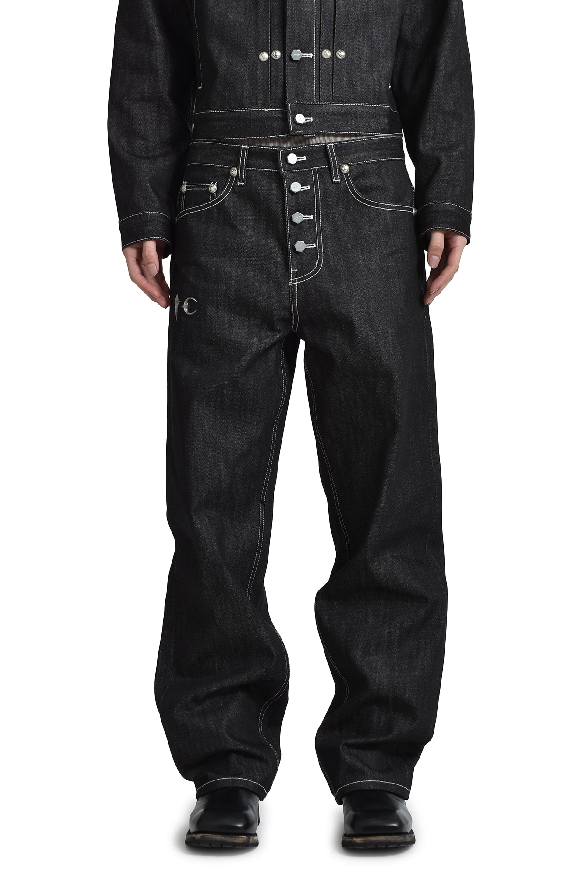 Thug Club LAND WARFARE DENIM PANTS / BLK