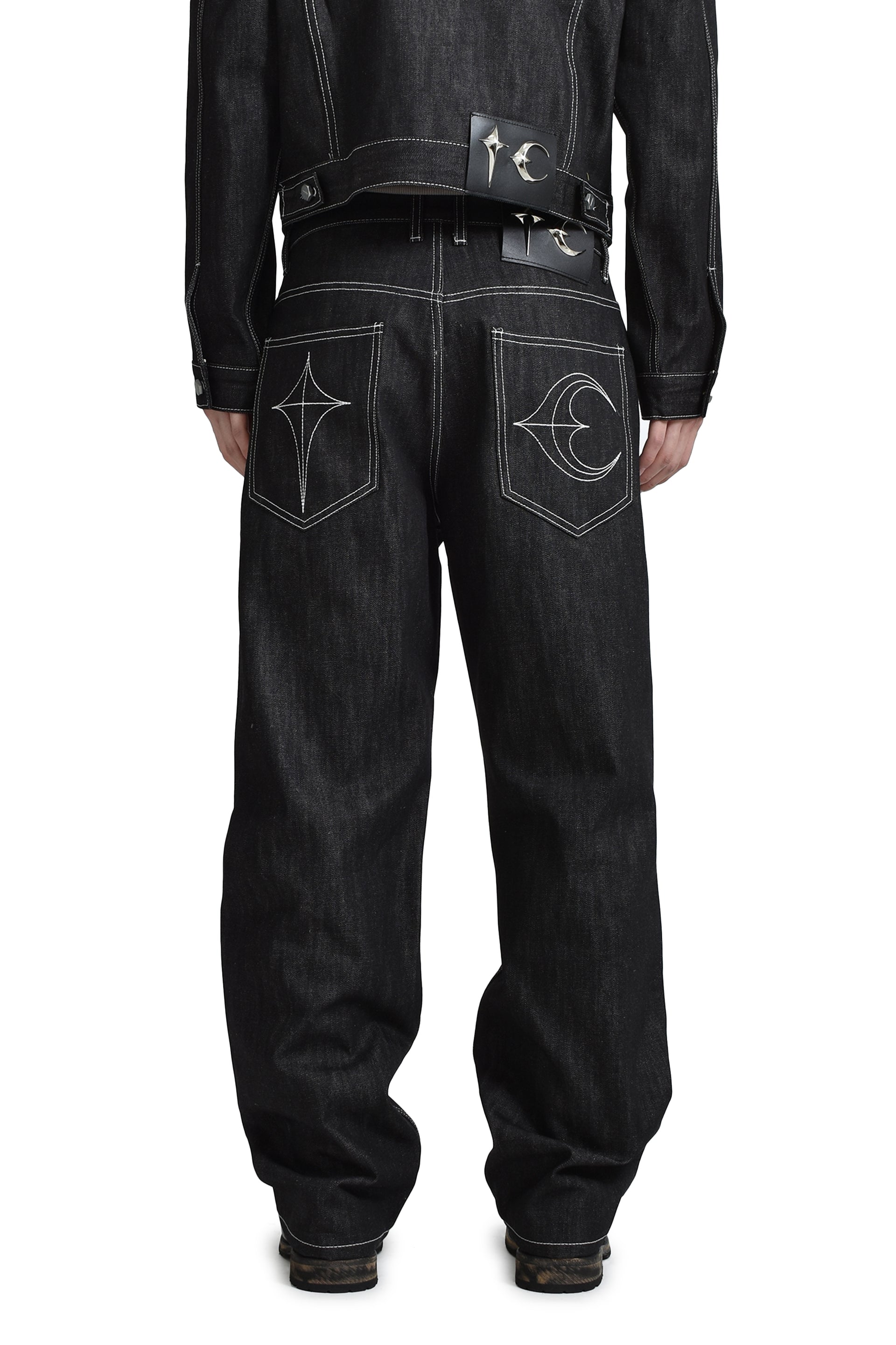 Thug Club LAND WARFARE DENIM PANTS / BLK