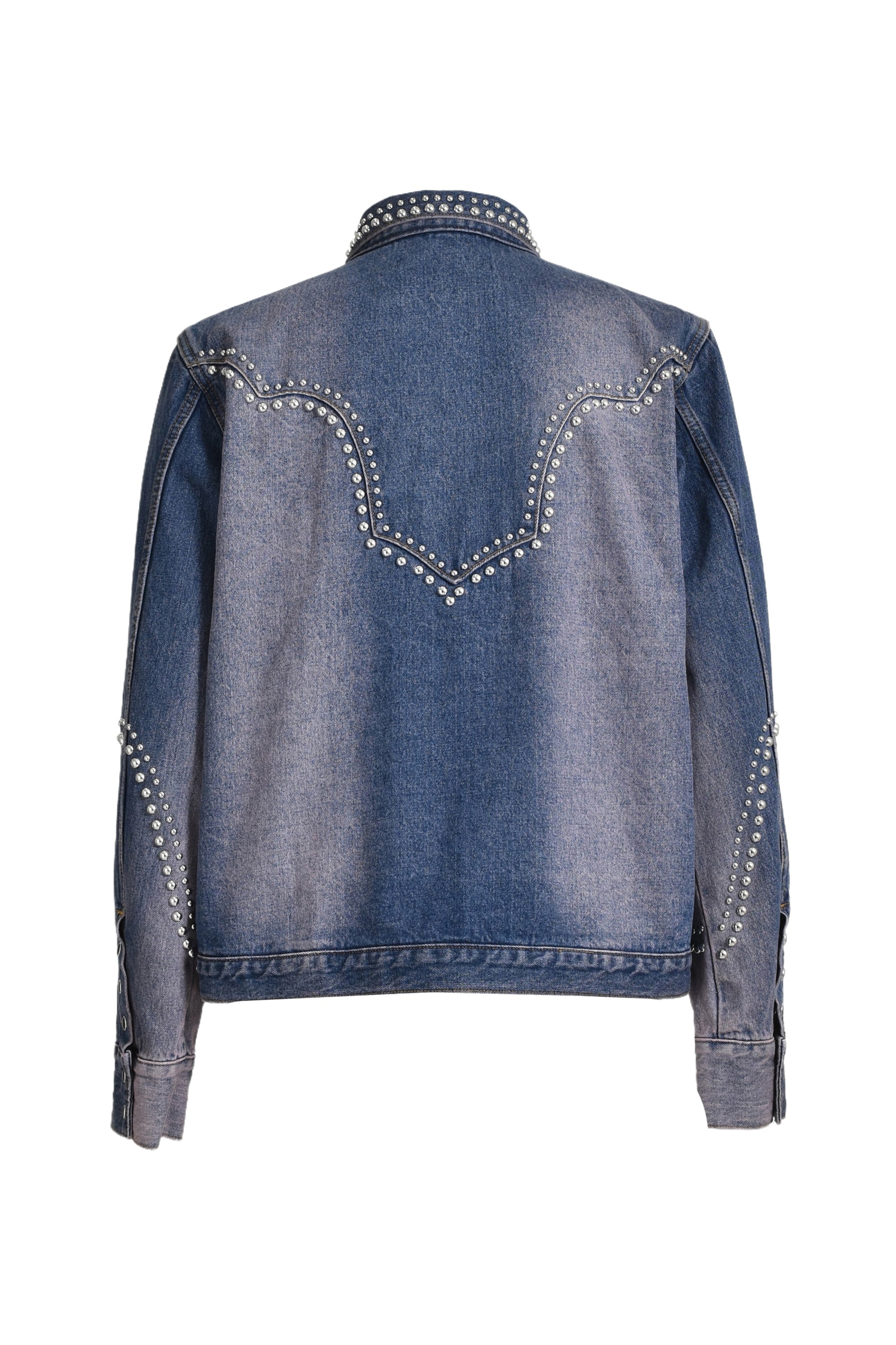 WESTERN STUDS DENIM JACKET / SKY IND