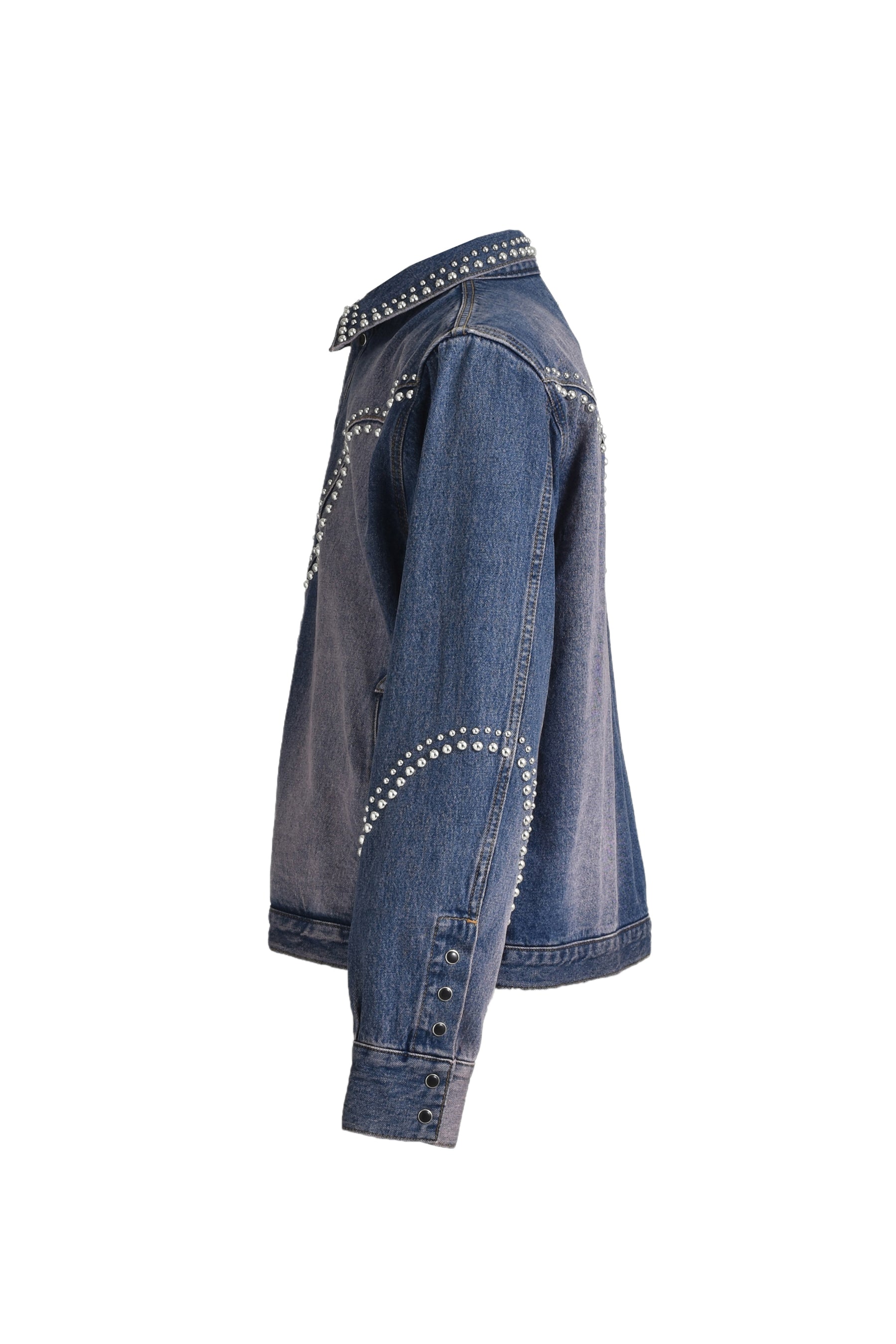 WESTERN STUDS DENIM JACKET / SKY IND