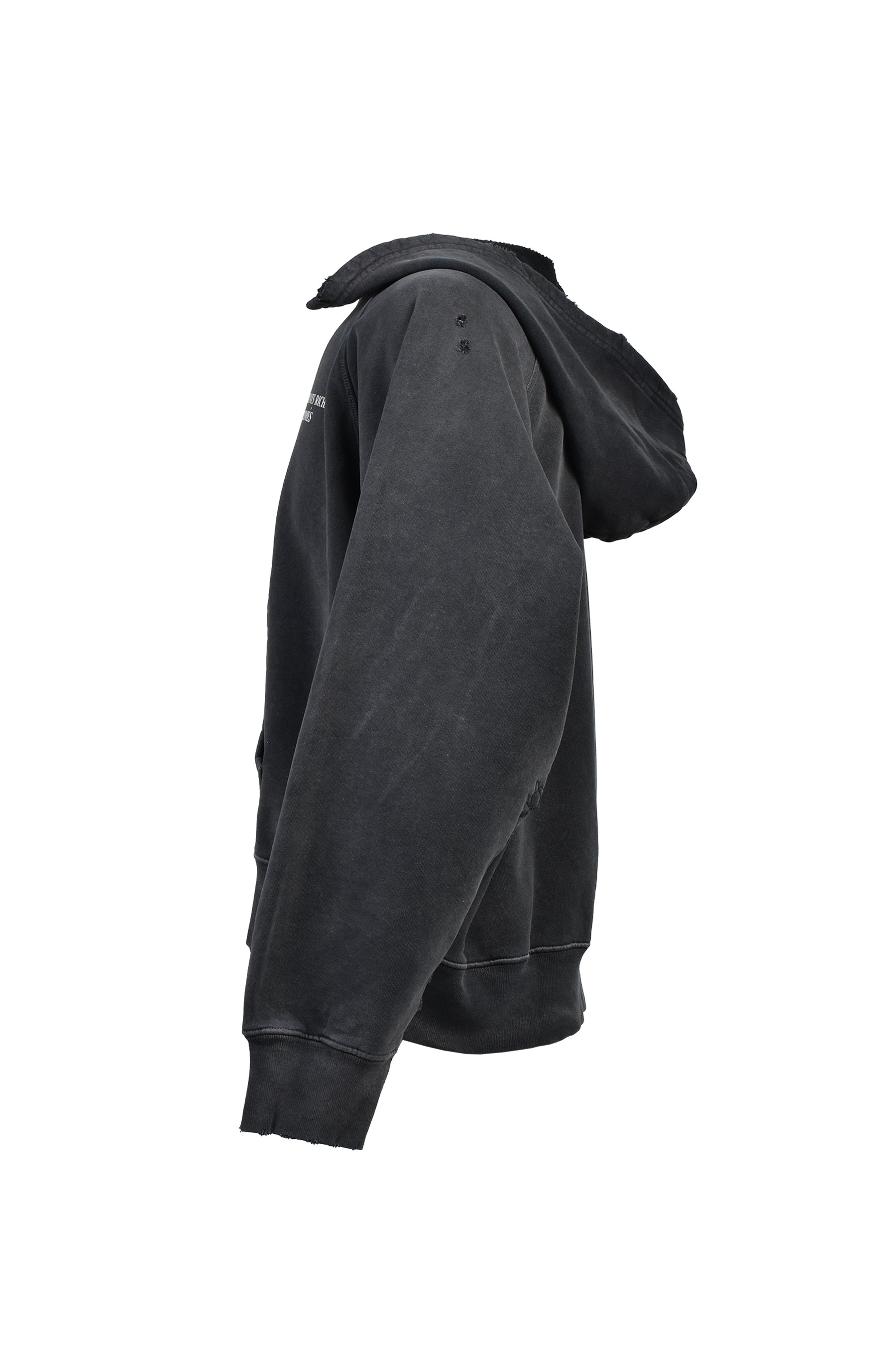 ERD LOGO RAGLAN AFTERHOOD / ANTIQUE BLK