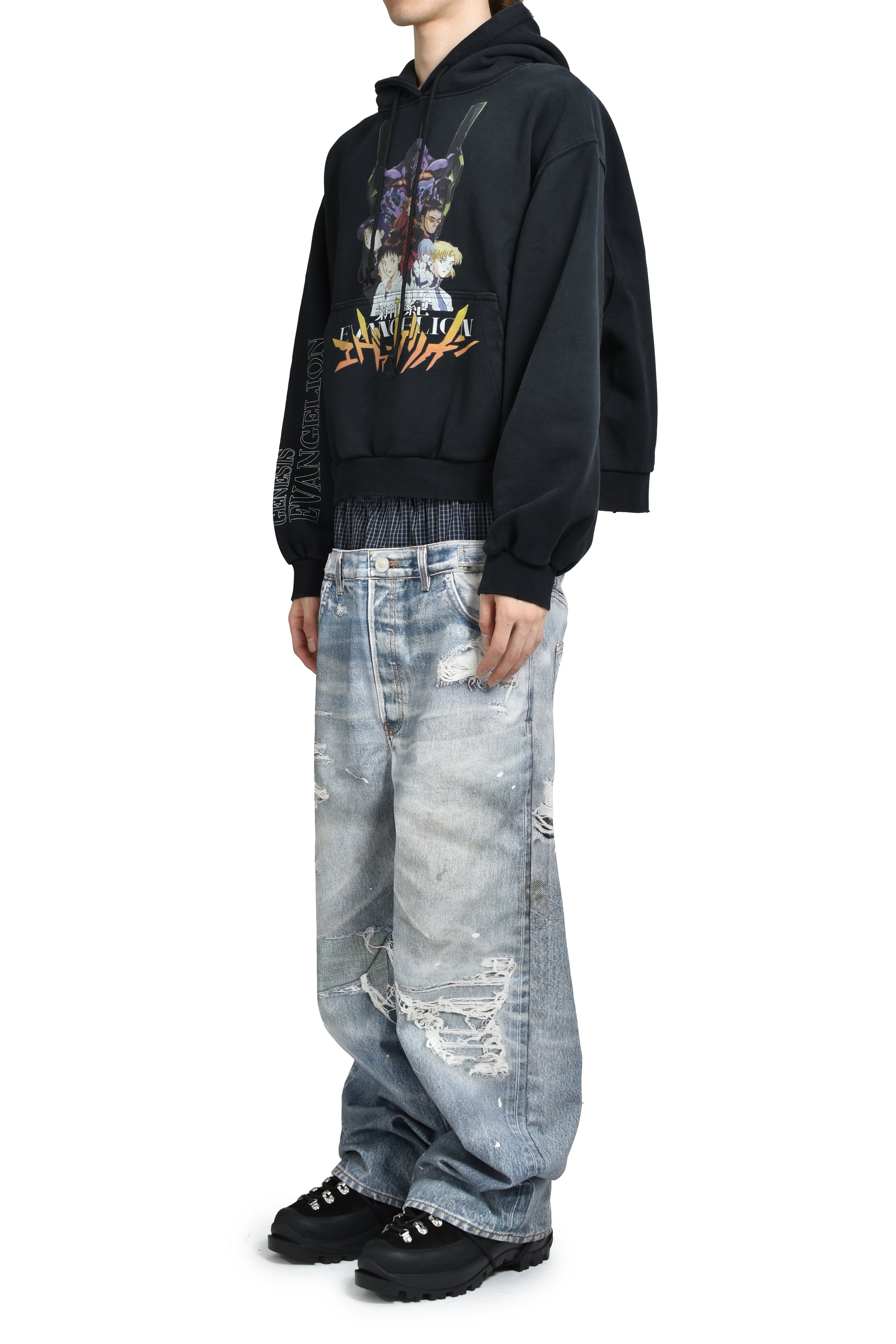 EVANGELION HOODIE / BLK