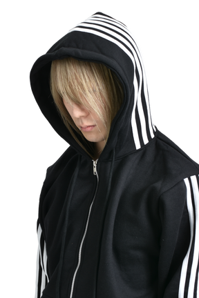 YORI SPORT YORI SPORT SS25 YORI SPORT 5STRIPE PRINTED HOOD ZIP-UP YORI SPORT YORI SPORT SS25 YORI SPORT 5STRIPE PRINTED HOOD ZIP-UP