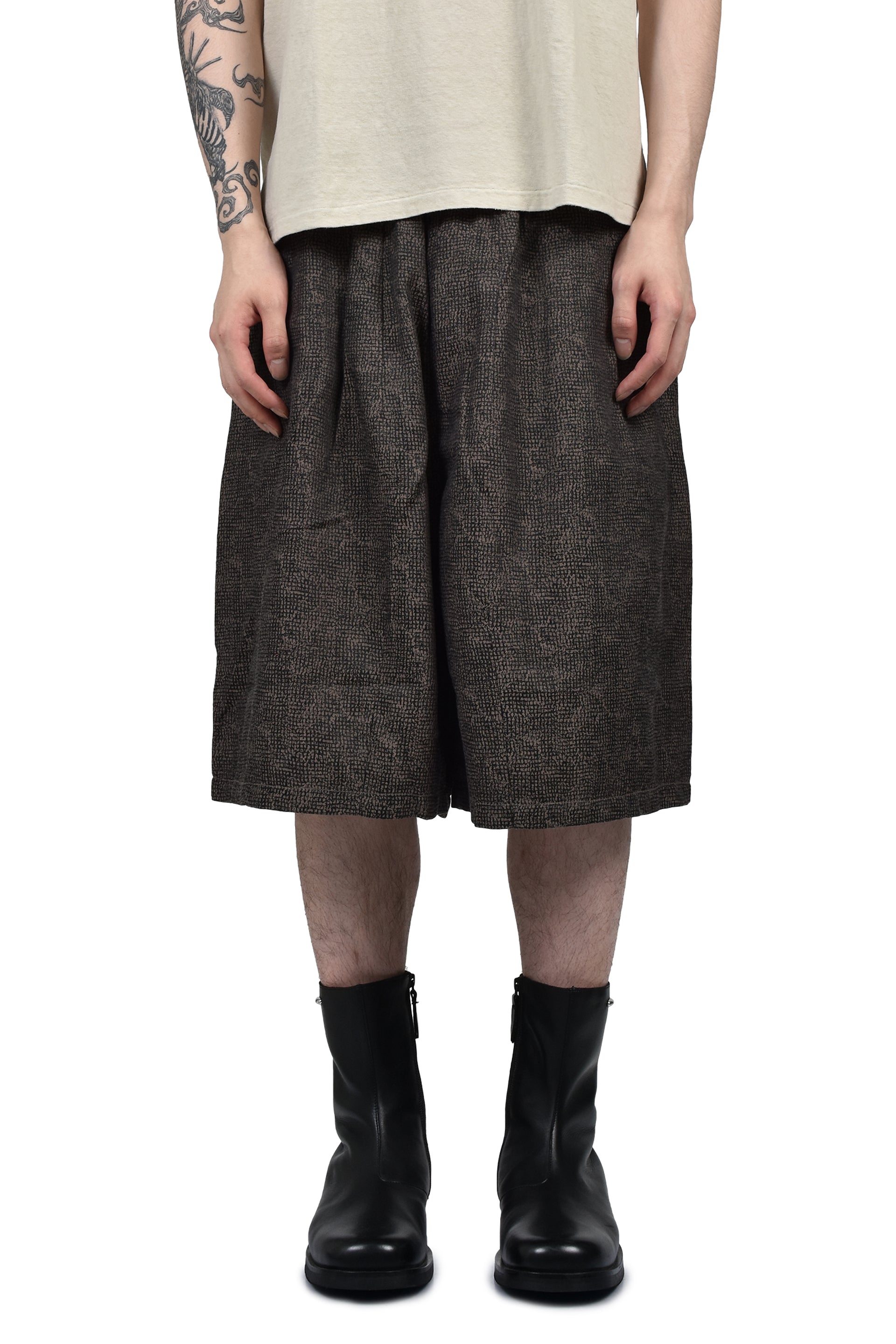STRING COWBOY H.D. SHORT - MICRO SHADOW PLAID / BRW