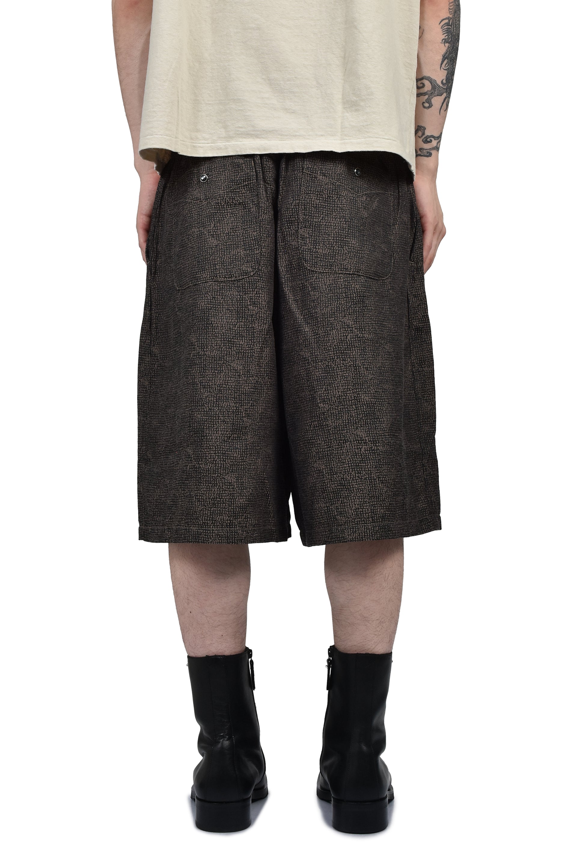 STRING COWBOY H.D. SHORT - MICRO SHADOW PLAID / BRW