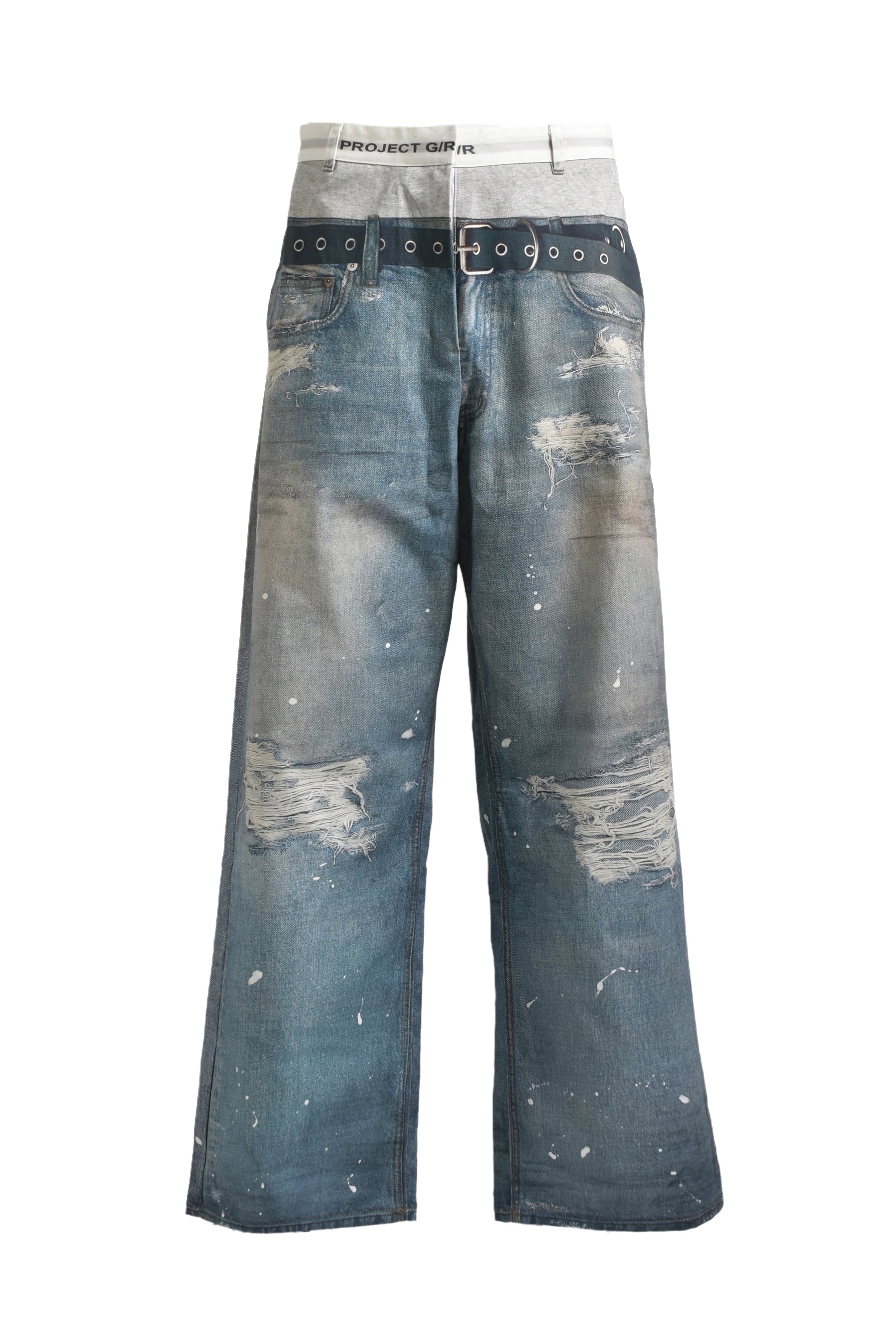 TROMPE-L'IL DENIM PANTS / BLU