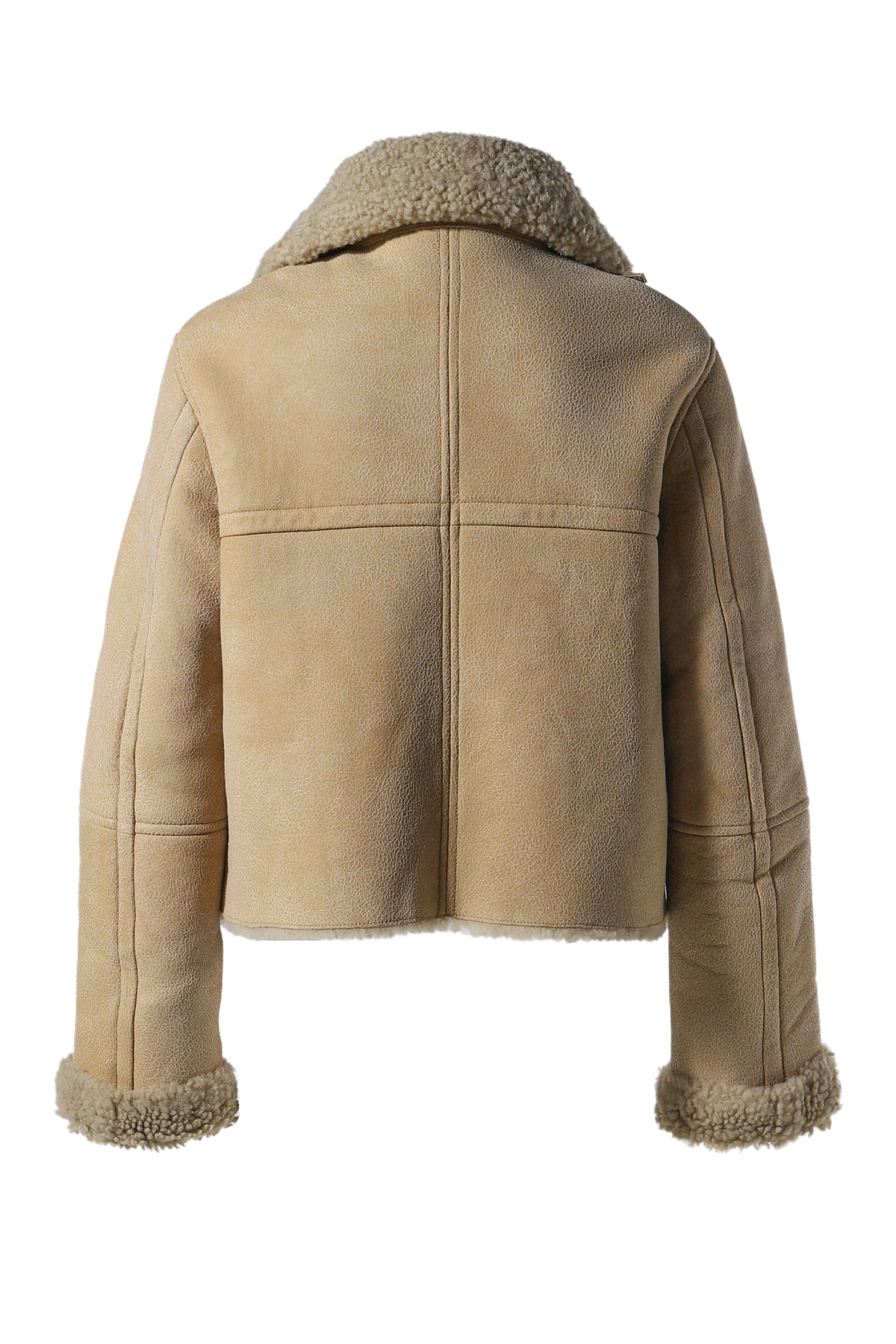 01 SHEARLING JACKET / CAMEL