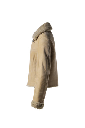 01 SHEARLING JACKET / CAMEL