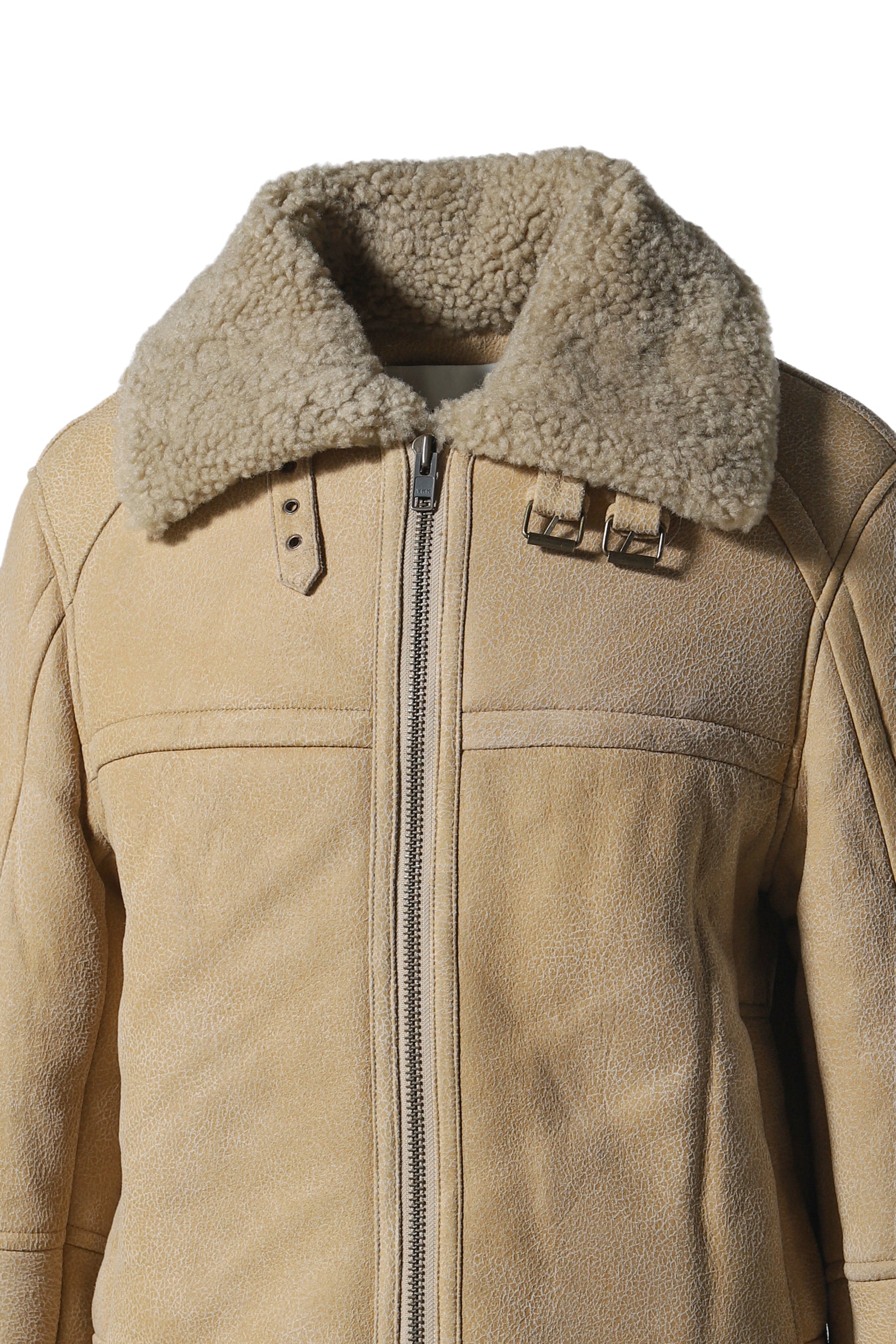 01 SHEARLING JACKET / CAMEL